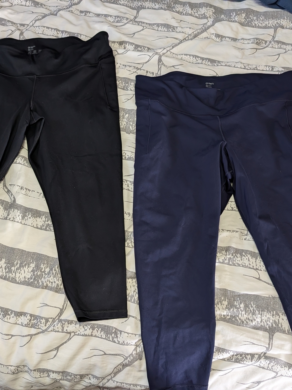 GAP Black and Navy Leggings Set